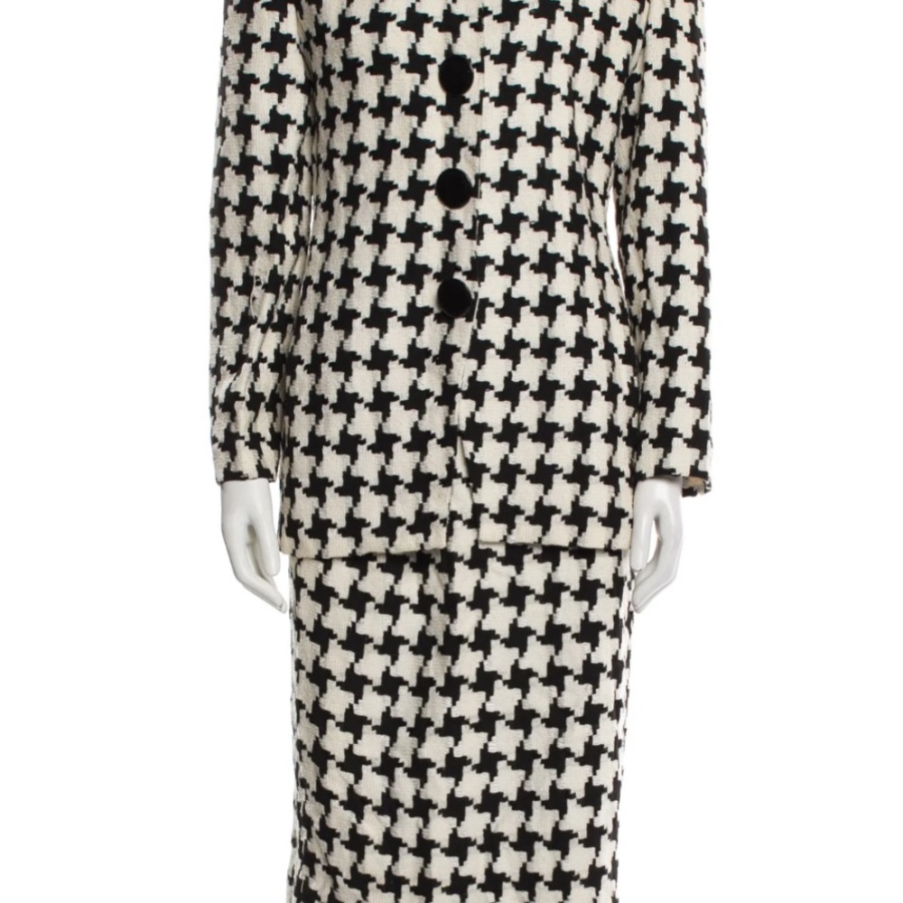 Dior Black and White Skirt Set